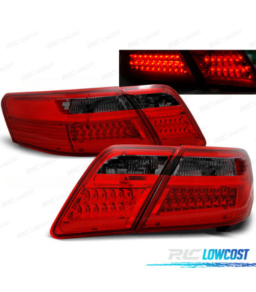 FEUX ARRIÈRE TOYOTA CAMRY 6 XV40 06-09 LED ROUGE FUMÉ