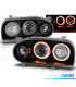 PHARES VOLKSWAGEN VW GOLF 3 ANGEL EYES NOIR + CLIGNOTANT