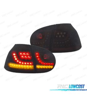 FEUX ARRIÈRE LED VOLKSWAGEN VW GOLF 5 03-08 DYNAMIQUE FUMÉ