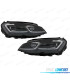 PHARES VOLKSWAGEN VW GOLF 7 12-17 DRL DYNAMIQUES NOIR LOOK 7.5 R LINE
