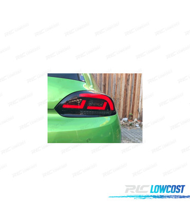 FEUX ARRIÈRE VOLKSWAGEN VW SCIROCCO III 08-14 CARDNA CLIGNOTANT LED DYNAMIQUE NOIR FUMÉ