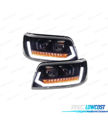 PHARES VOLKSWAGEN VW T5 03-09 NEW LOOK CLIGNOTANTS LED DYNAMIQUES