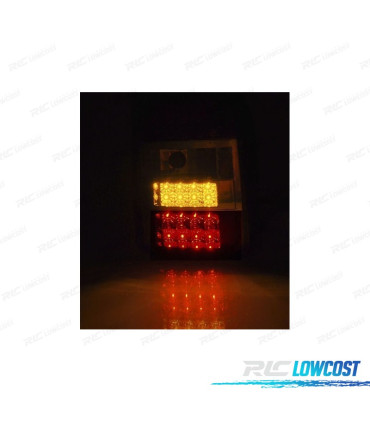 FEUX ARRIÈRE POUR VOLKSWAGEN VW T5 TRANSPORTER 03-09 LED ROUGE CLAIR