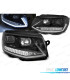 PHARES VOLKSWAGEN VW T6 15-19 TUBE LIGHT LED DRL CLIGNOTANT LED DYNAMIQUE