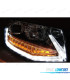 PHARES VOLKSWAGEN VW T6 15-19 TRU DRL AVEC CLIGNOTANTS À LED DYNAMIQUES CRISTAL