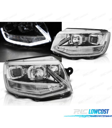 PHARES VOLKSWAGEN VW T6 15-19 DRL TRU CHROMÉS