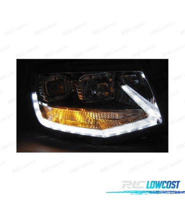 PHARES VOLKSWAGEN VW T6 15-19 DRL TRU CHROMÉS