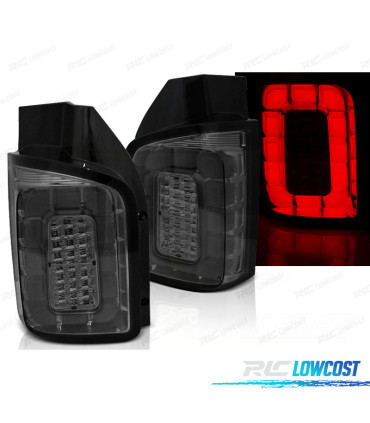 FEUX ARRIÈRE VOLKSWAGEN VW T6 TRANSPORTER 15-19 LED BAR FUMÉS
