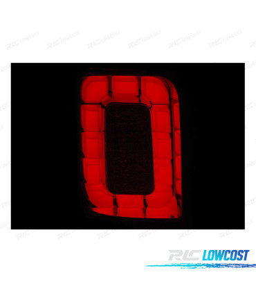 FEUX ARRIÈRE VOLKSWAGEN VW T6 15-19 LED BAR ROUGE FUMÉ