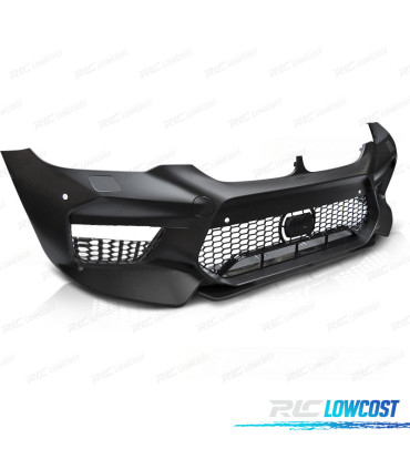 PARE CHOCS FRONTAL BMW G30 G31 17-20 LOOK M5 PDC + SPOILER LIP