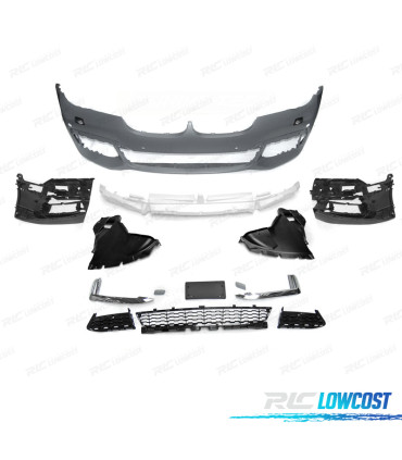 PARE-CHOCS AVANT BMW G11G12 15- LOOK M TECH PDC