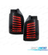 FEUX ARRIÈRE CARDNA POUR VOLKSWAGEN VW T5 03-09 2P LIGHT BAR DYNAMIQUES NOIR FUMÉ