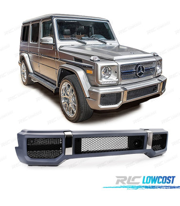 KIT CARROSSERIE MERCEDES CLASSE G W463 LOOK AMG G65 PDC PARE CHOCS FRONTAL + 4 AILES