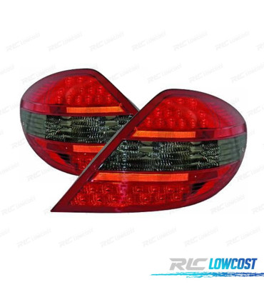 FEUX ARRIÈRE MERCEDES SLK R171 04-11 LED ROUGE FUMÉ