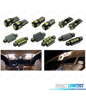 KIT 19 AMPOULES LED INTÉRIEUR BMW E39 5 SÉRIE BERLINE 520I 535I 525I 528I 530I 540I M5 96-03