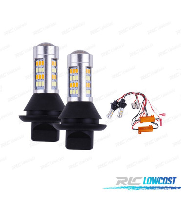AMPOULES DAYLIGHT BAU15S LED DRL + CLIGNOTANTS CANBUS