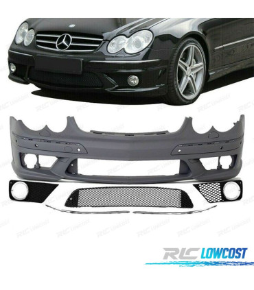 PARE-CHOCS AVANT MERCEDES CLK W209 02-09 LOOK AMG C63 PDC