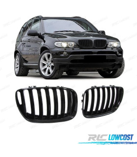 CALANDRES BMW X5 E53 LCI 04-06 LOOK M PERFORMANCE NOIR BRILLANT