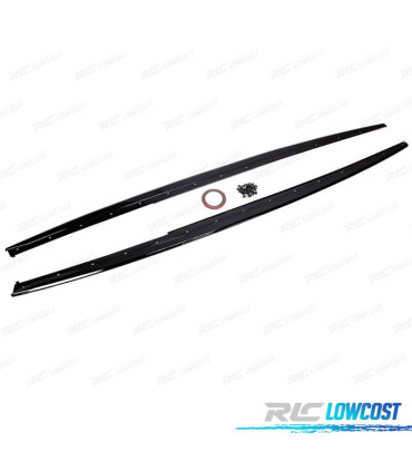 RAJOUTS BAS DE CAISSE BMW F32 F33 F36 13-18 LOOK M PERFORMANCE NOIR BRILLANT