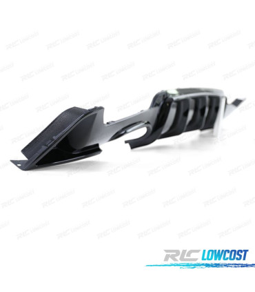 DIFFUSEUR BMW F32 F33 F36 LOOK M PERFORMANCE NOIR BRILLANT OO---