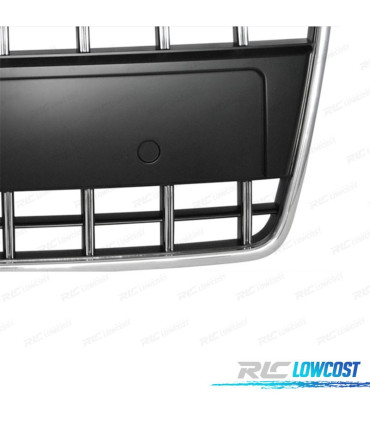 CALANDRE AUDI A4 B7 04-07 LOOK S LINE CHROMÉ