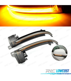 CLIGNOTANTS LED DYNAMIQUES RÉTROVISEURS AUDI A3 A4 A5 A6 Q3 NOIR FUMÉ