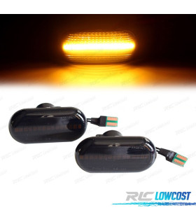 CLIGNOTANTS LATÉRAUX NISSAN OPEL MOVANO VIVARO RENAULT CLIO MEGANE TWINGO SCENIC LED DYNAMIQUES FUMÉ