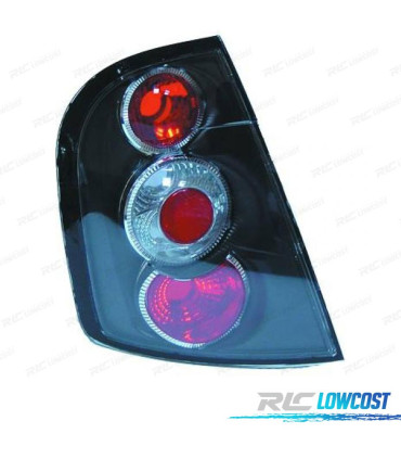 FEUX ARRIÈRE SKODA FABIA 99-07 FOND NOIR