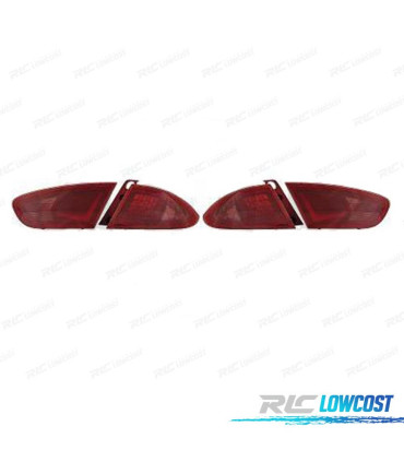 FEUX ARRIÈRE SEAT LEON 1P 09-12 LIGHT BAR ROUGE FACELIFT LOOK