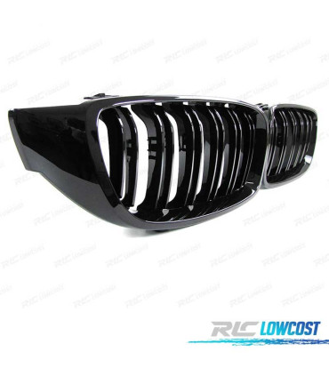 CALANDRE BMW F32 F33 F36 LOOK M4 NOIR BRILLANT