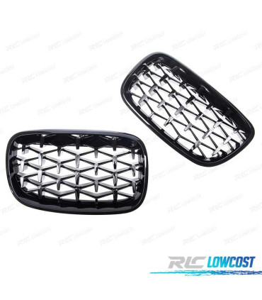 CALANDRES BMW X5 E70 X6 E71 DIAMANT NOIR