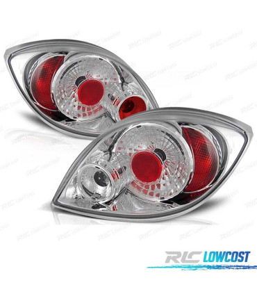 FEUX ARRIÈRE POUR FORD KA 96-08 FOND CHROMÉ