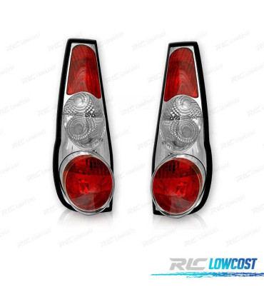 FEUX ARRIÈRE FIAT PUNTO 93-99 FOND CHROMÉ