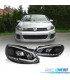 PHARES VOLKSWAGEN VW GOLF 6 08-12 TUBE LIGHT FOND NOIR
