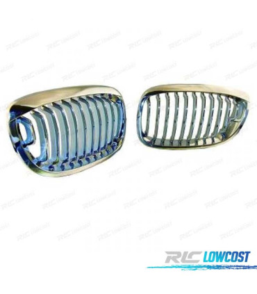 CALANDRES AVANT BMW E46 COUPÉ CABRIO 03+ CHROMÉ