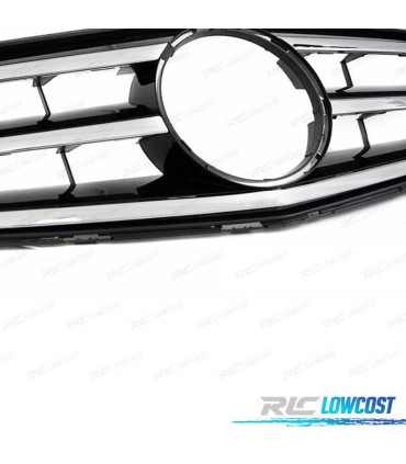 CALANDRE MERCEDES W204 S204 07-14 NOIR CHROMÉ