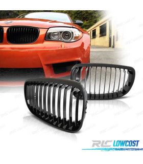 CALANDRES BMW E81 E87 E82 E88 LOOK M PERFORMANCE NOIR BRILLANT 07-11