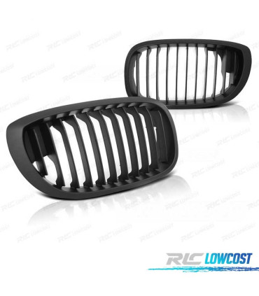 CALANDRES BMW E46 03-06 COUPÉ CABRIO NOIR MAT