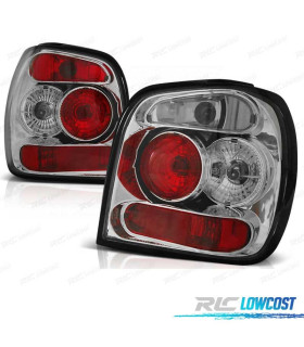 FEUX ARRIÈRE VOLKSWAGEN VW POLO 6N2 99-01 CHROMÉ