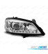PHARES OPEL ASTRA G 97-04 DAYLIGHTS LED CHROMÉ