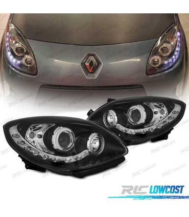 PHARES RENAULT TWINGO 07-11 LED DAYLIGHT NOIR