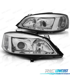 PHARES OPEL ASTRA G 97-04 CHROMÉ