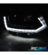 PHARES VOLKSWAGEN VW T5 MULTIVAN CARAVELLE 10-15 LOOK T6 DRL LED NOIR