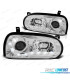PHARES VOLKSWAGEN VW GOLF 3 FEUX DE JOUR À LED CHROMÉS