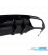 DIFFUSEUR ARRIÈRE MERCEDES CLASSE C C205 COUPÉ 14-18 AMG PDC + EMBOUTS D'ÉCHAPPEMENT CHROMÉS