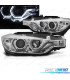 PHARES BMW F30 F31 11-15 XENON AFS ANGEL EYES LED DRL CHROMÉ