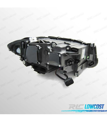 PHARES BMW F10 F11 10-13 XÉNON ANGEL EYES LED 3D DRL DYNAMIQUES CHROMÉ