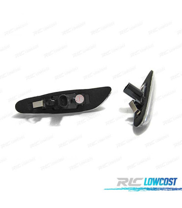 CLIGNOTANTS LATÉRAUX POUR BMW E46 01-05 LED CHROMÉ