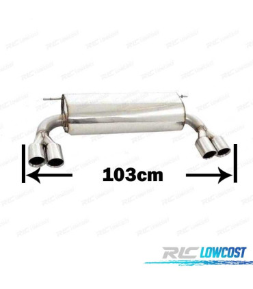 POT D'ÉCHAPPEMENT SPORT BMW F30 F31 320 316 11-15 LOOK M DOUBLE SORTIE