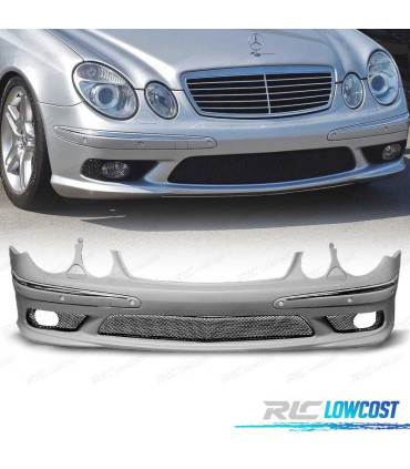 PARE CHOCS FRONTAL MERCEDES W211 02-06 PDC LOOK AMG
